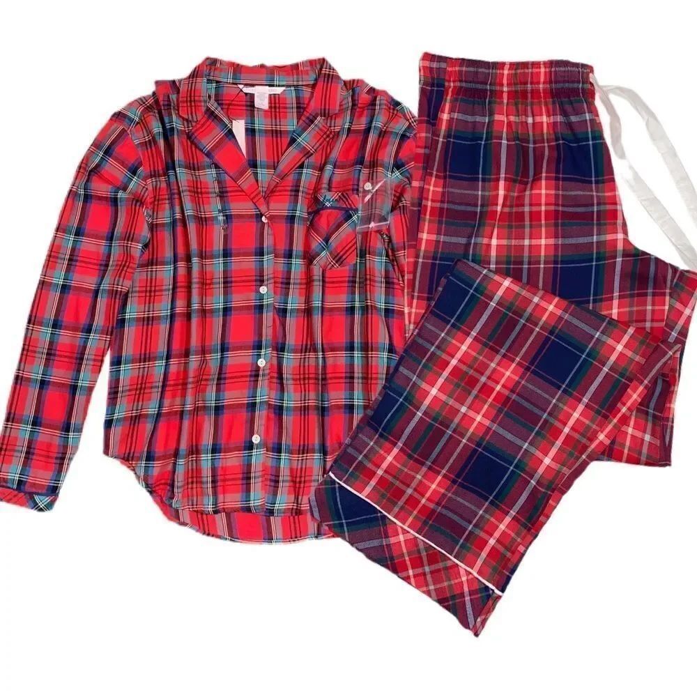 Victorias Secret Dreamer Flannel pajama set Large